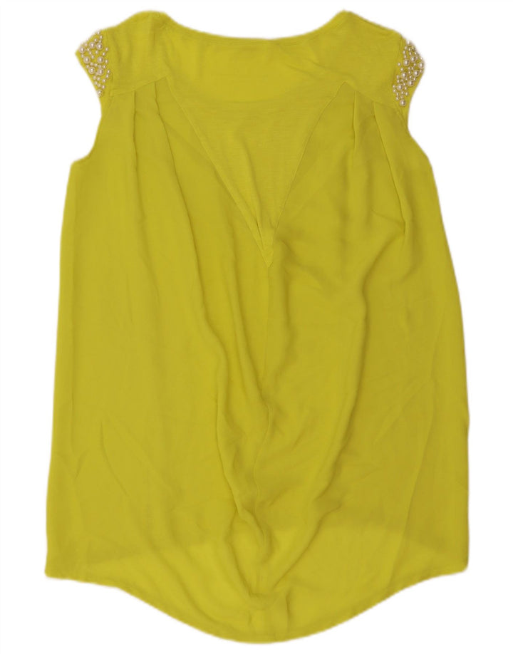 Rochie tunică fără mâneci pentru femei Guess UK 14 Galben mediu