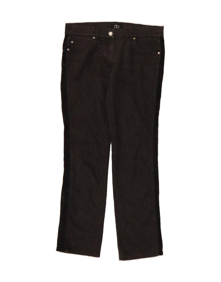 ROCCOBAROCCO Womens Straight Straight Jeans W30 L31  Black Cotton Vintage Roccobarocco and Second-Hand Roccobarocco from Messina Hembry 