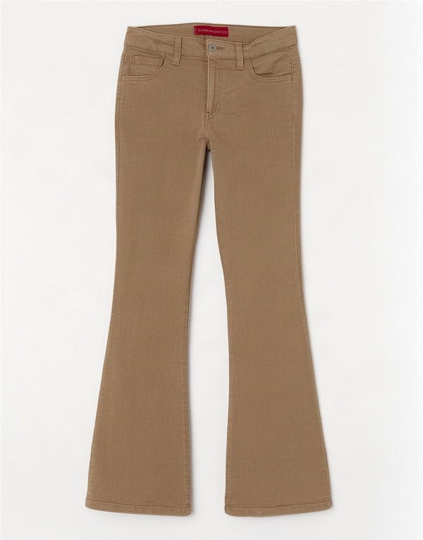 Pantaloni Levi's pentru femei stretch Flare velur US 5 Medium W30 L30 Bej