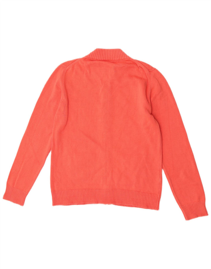 Pulover cardigan pentru femei Lacoste Mărimea 40 bumbac portocaliu mediu