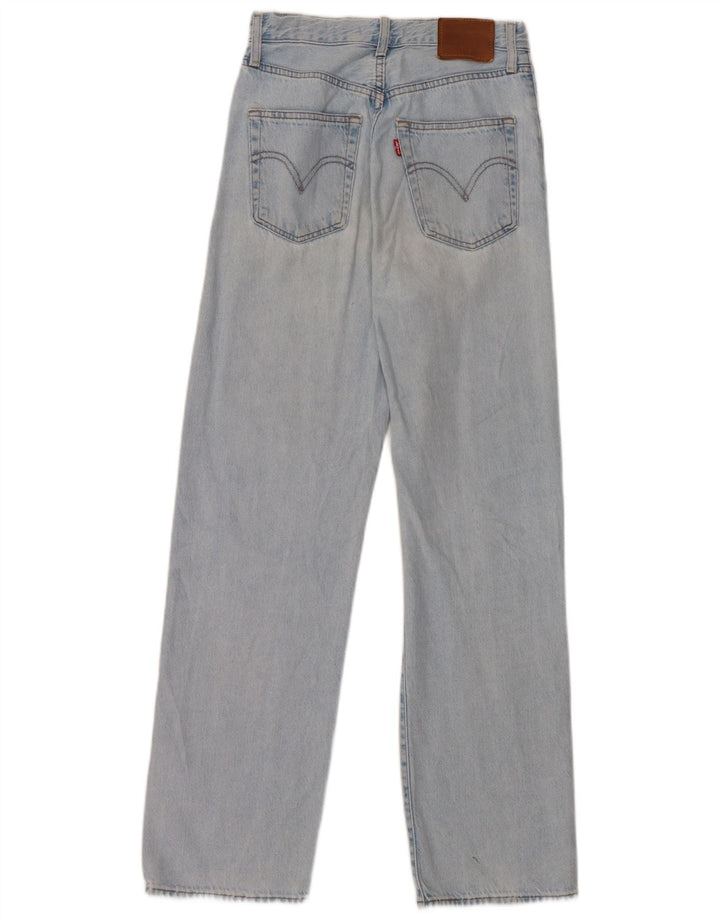 Blugi drepti pentru femei Levi's Ribcage W25 L29 Bumbac albastru
