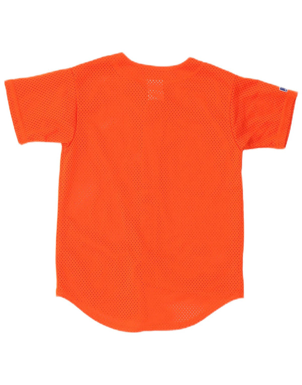 Majestic Boys Mets Graphic Jersey Top 13-14 ani Poliester portocaliu mediu