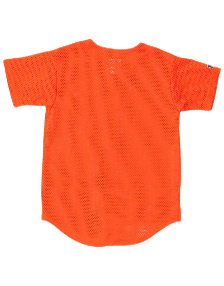 Majestic Boys Mets Graphic Jersey Top 13-14 ani Poliester portocaliu mediu