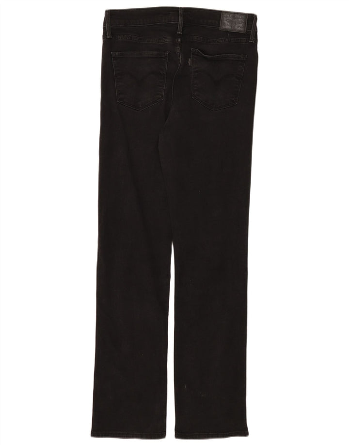 Blugi drepți modelați Levi's 314 pentru femei W29 L30 bumbac negru