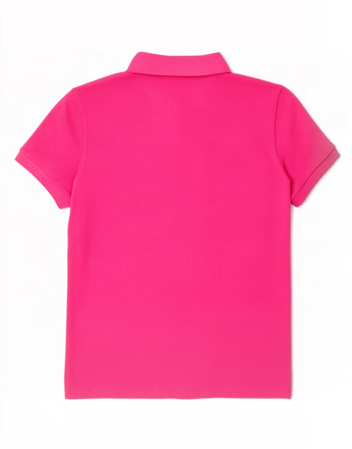 Tricou polo Lacoste pentru femei EU 38, bumbac roz mediu