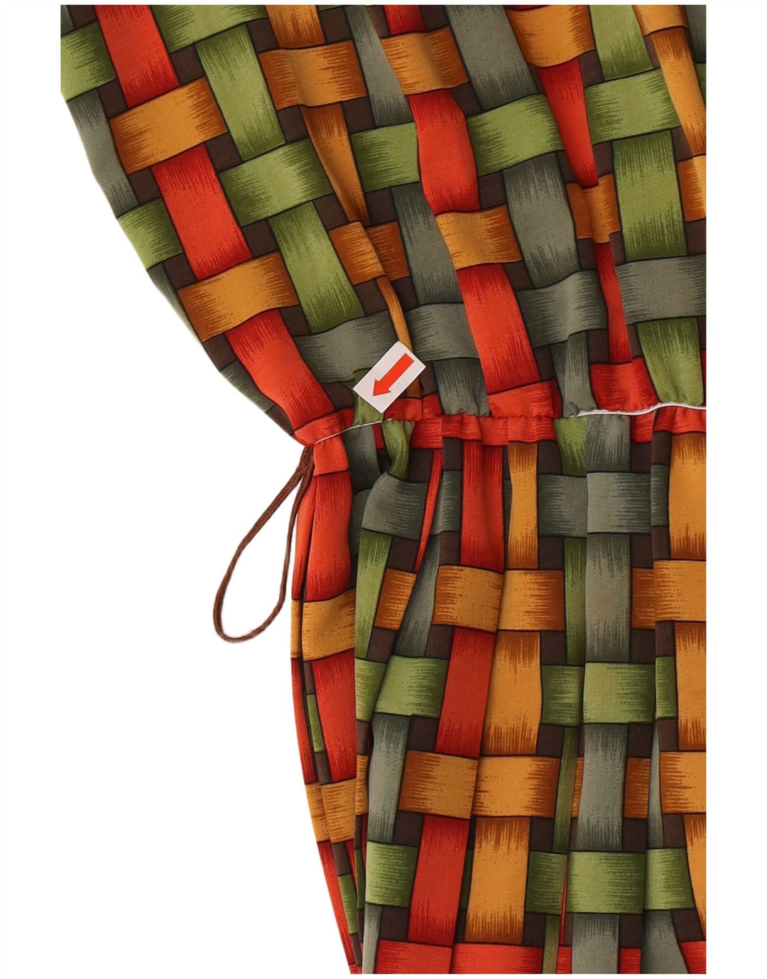 Rochie A-Line Shubette pentru femei UK 14 Medium Green Geometric