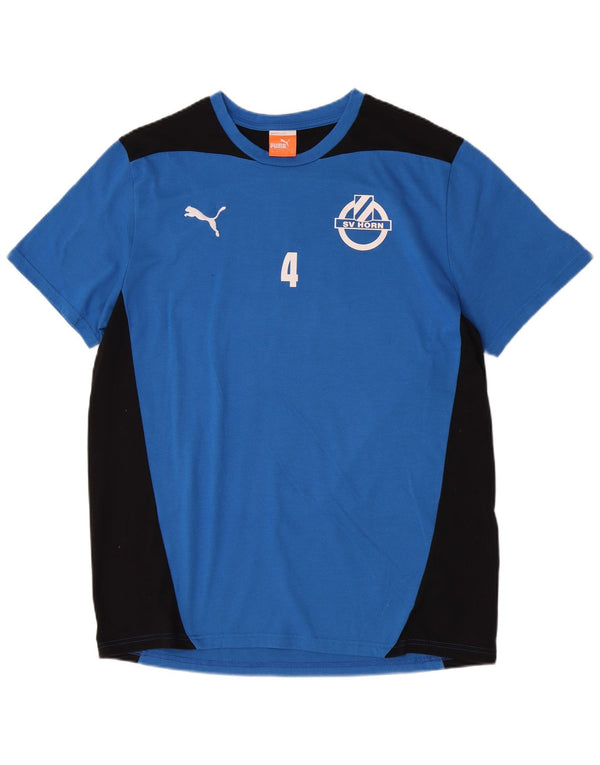 Tricou grafic Puma pentru bărbați Top mare, albastru, poliester, sport