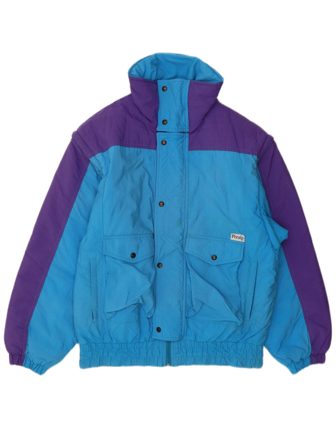 Jachetă căptușită pentru bărbați Peralp IT 48 Medium Blue Colorblock Poliester