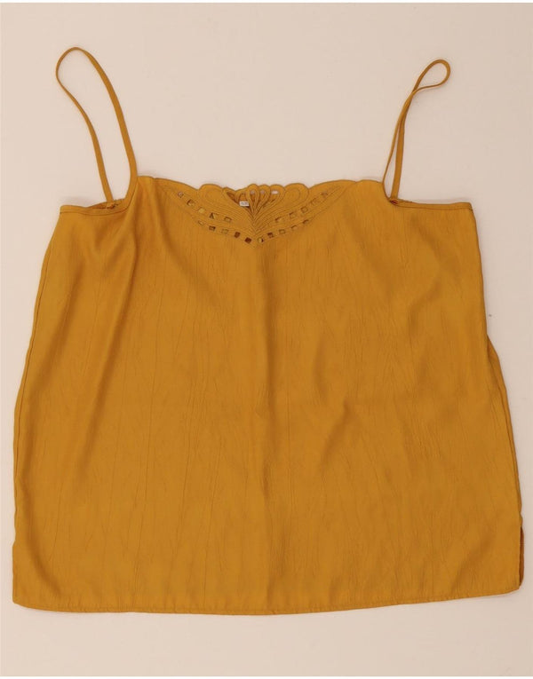 Cami Top pentru femei Vintage IT 42 Galben mediu
