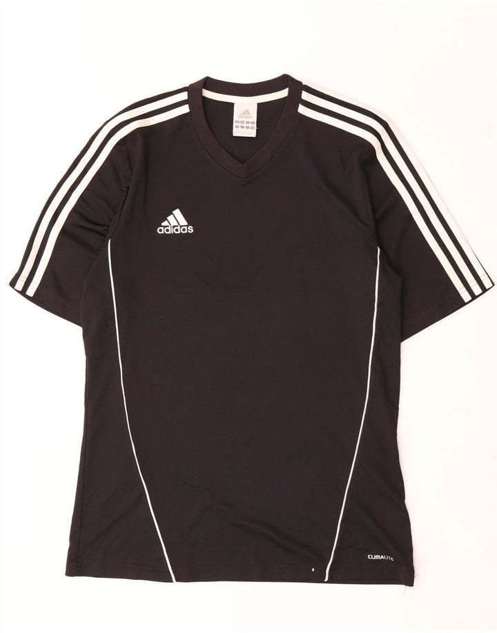 Tricou Adidas Climalite pentru bărbați Top Mediu Poliester Negru