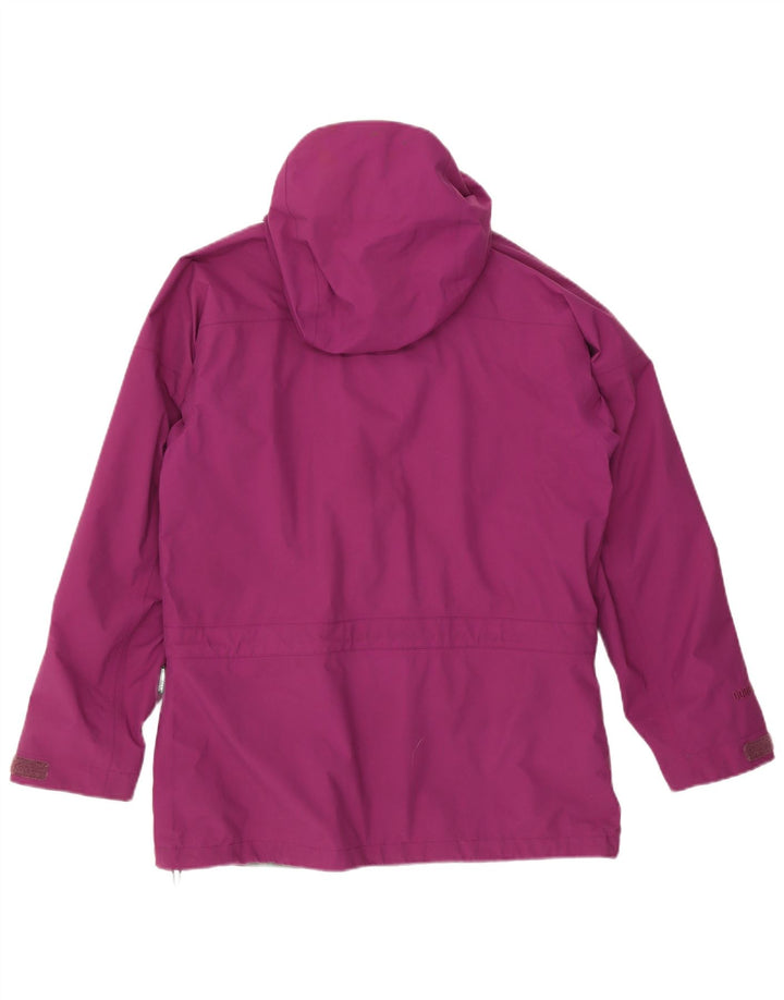 Jachetă de ploaie cu glugă pentru femei Berghaus UK 12, nailon violet mediu
