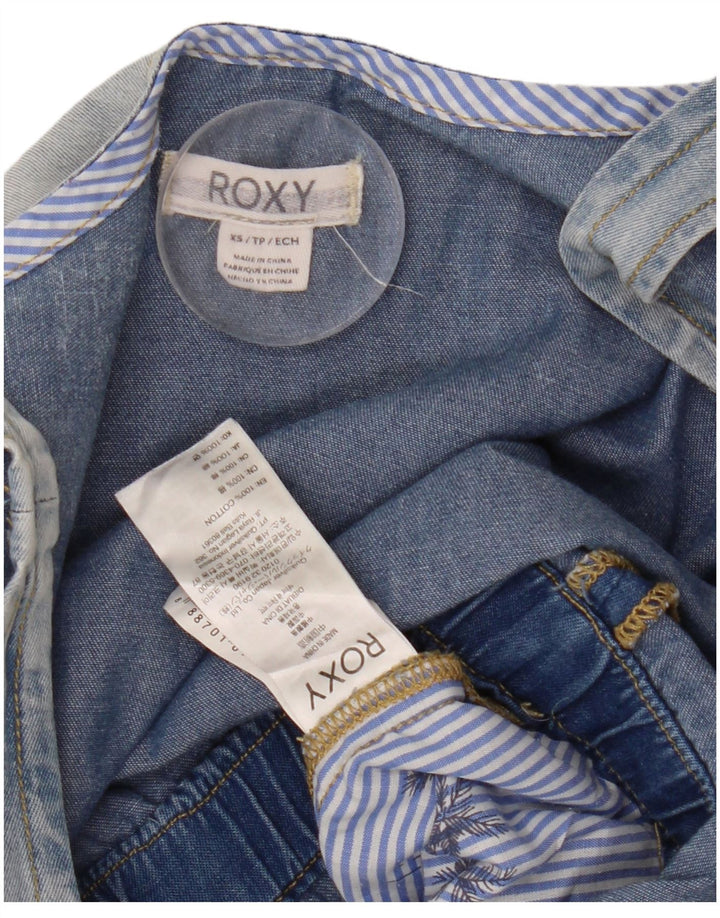 Combi denim pentru femei Roxy UK 6 XS Blue Bumbac
