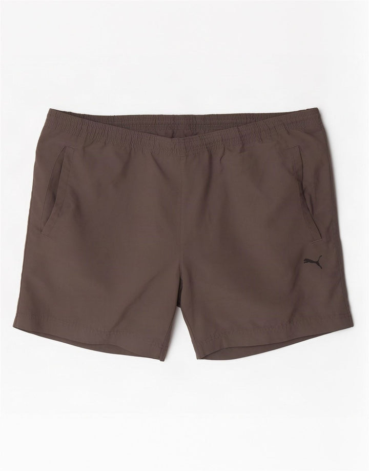 Pantaloni scurți de înot Puma pentru bărbați, mari, gri