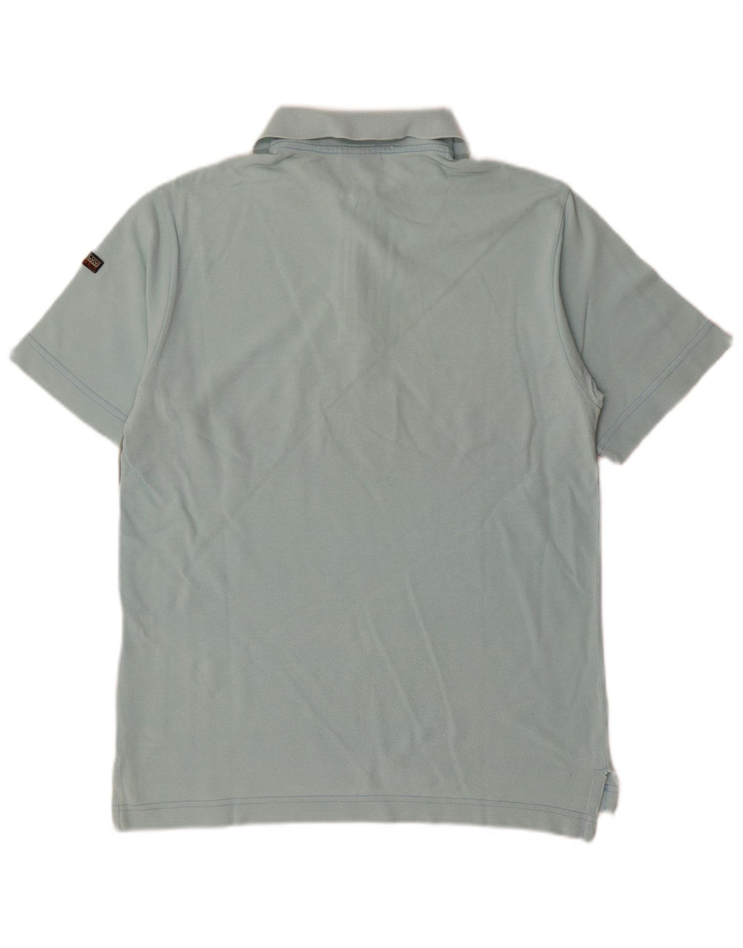 Tricou polo pentru bărbați NAPAPIJRI Geographic, mic, albastru, bumbac color bloc