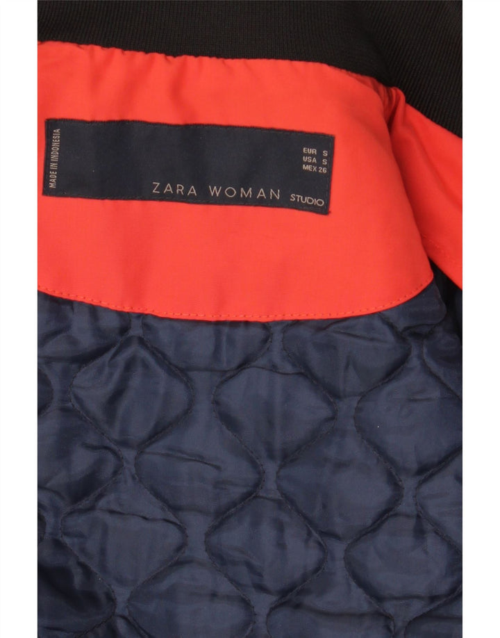 Jachetă matlasată pentru femei Zara UK 10 Small Bleumarin