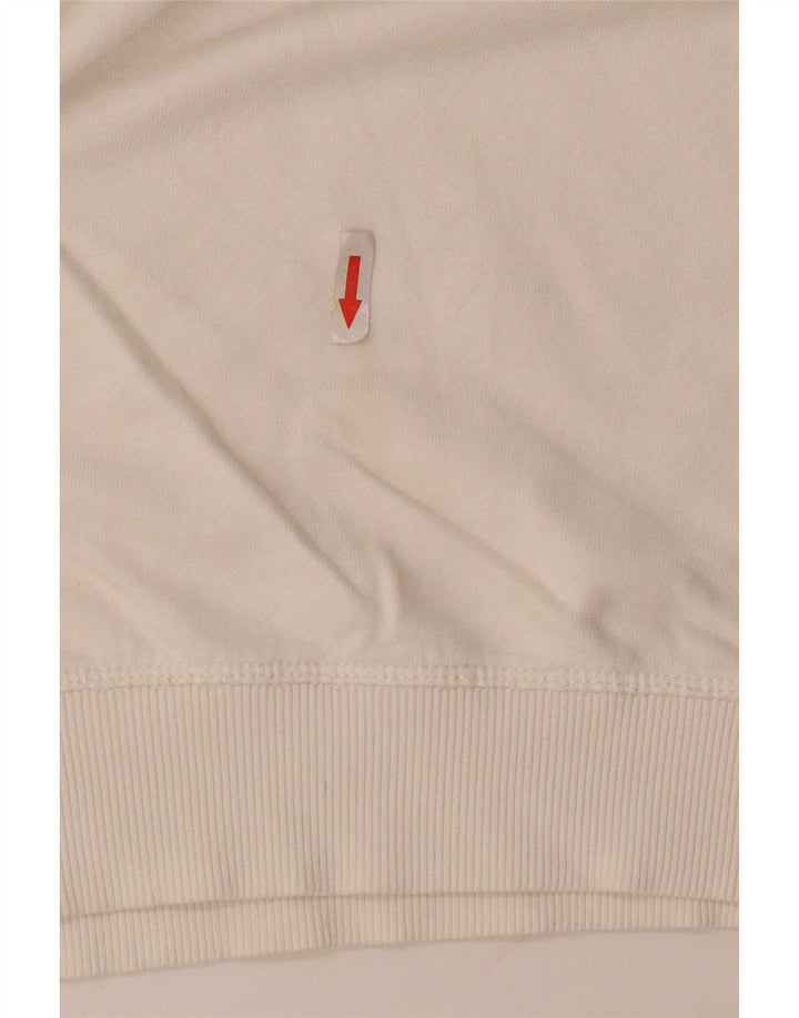 Pulover Superdry pentru damă, UK 16, mare, alb, bumbac