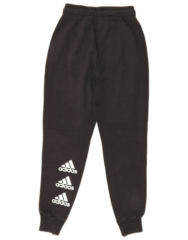 Pantaloni de trening cu grafic pentru femei Adidas Pantaloni de jogging UK 0/2 XS Bumbac negru