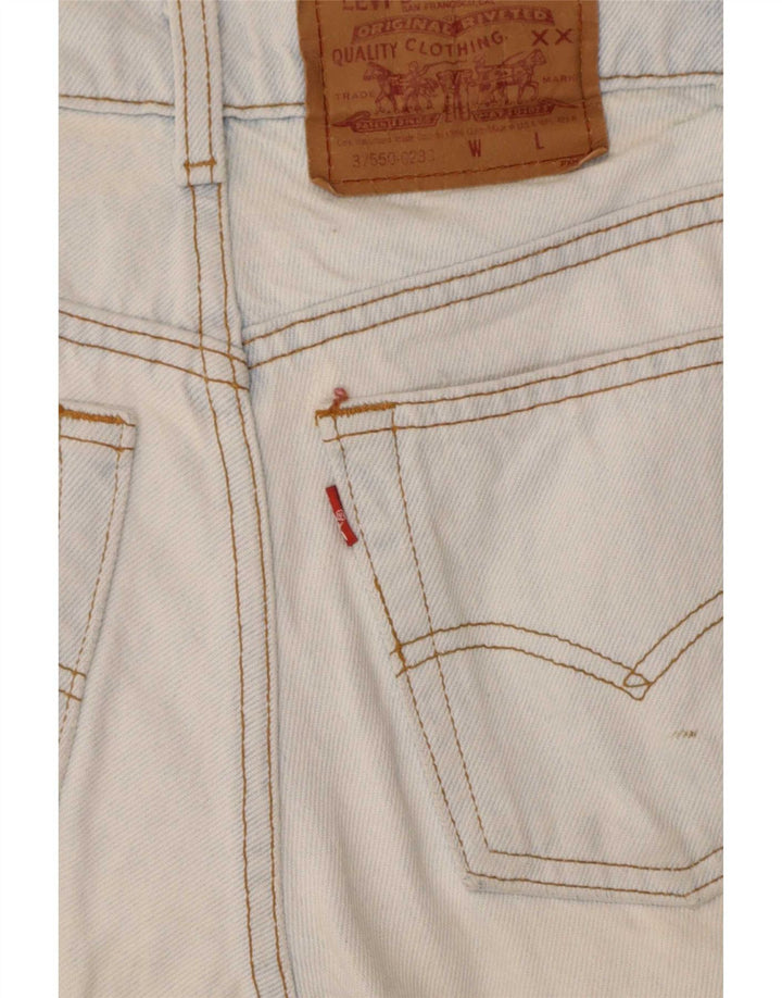 Pantaloni scurți Levi's 550 Denim US 5 Small W25 Blue Bumbac