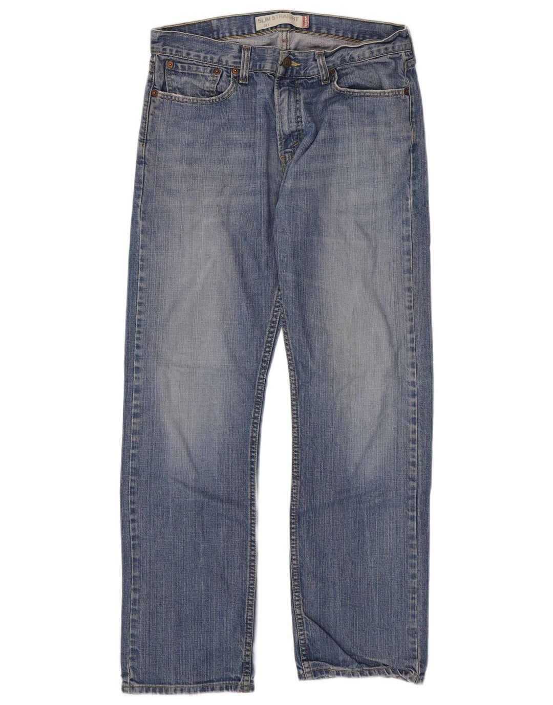 Blugi Levi's 514 Slim Straight pentru bărbați W33 L32 Bumbac albastru