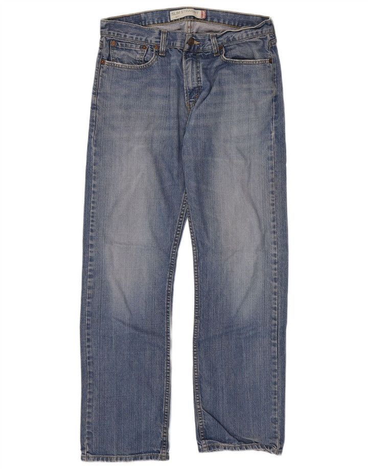 Blugi Levi's 514 Slim Straight pentru bărbați W33 L32 Bumbac albastru
