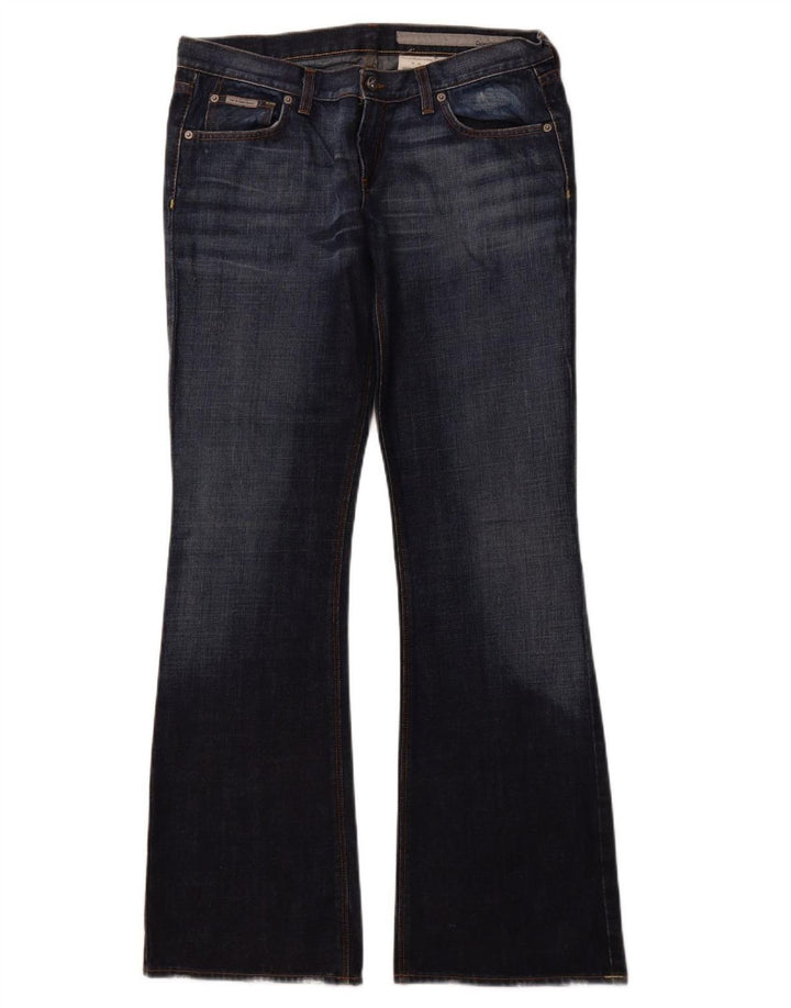 CALVIN KLEIN Blugi Bootcut pentru femei W32 L33 Bumbac bleumarin
