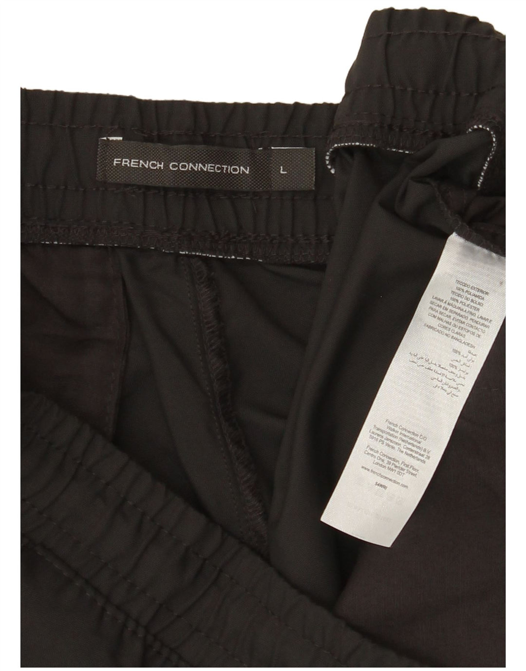 FRENCH CONNECTION Pantaloni de jogging pentru femei Pantaloni chino Large W34 L29 Gri