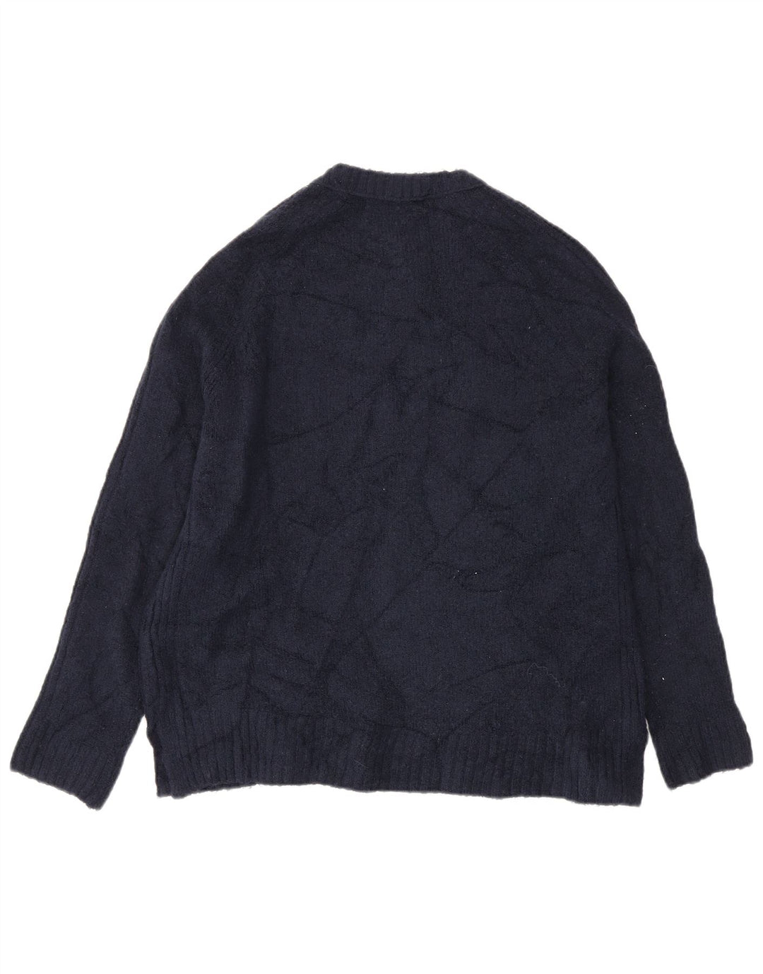 Pulover pentru femei Marks & Spencer cu decolteu triplu UK 14 Medium Bleumarin