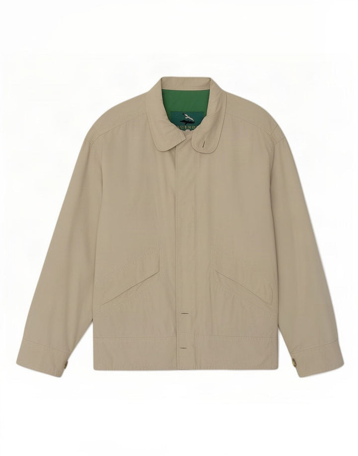 Bomber Vintage pentru bărbați UK 38 Medium Beige Bumbac