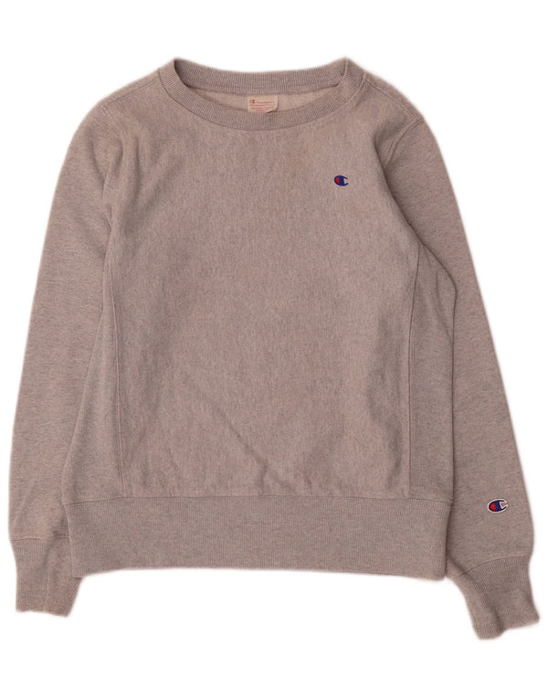 Pulover pentru femei Champion UK 14, bumbac gri mediu