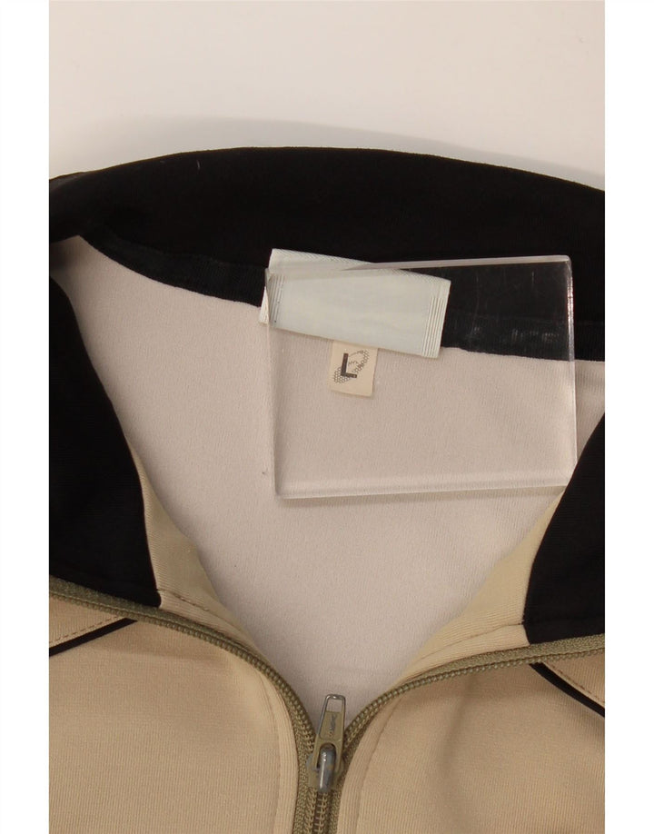 Jachetă de trening pentru femei ASICS UK 14, mare, bej, bloc de culoare