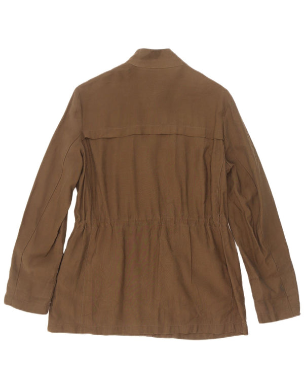 Jachetă Utilitară pentru Femei Zara UK 14 Medium Khaki Viscose