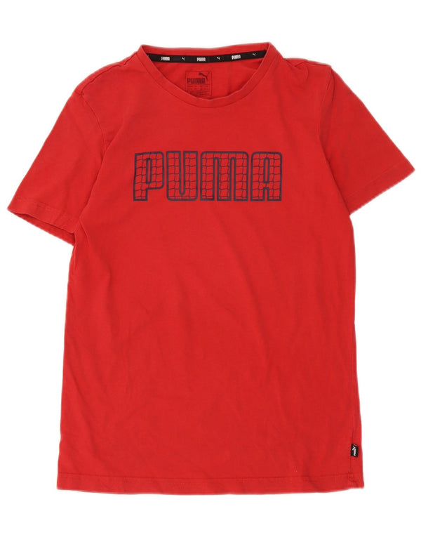 Tricou grafic Puma pentru băieți Top 13-14 ani roșu