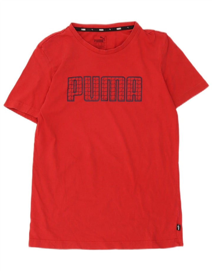 Tricou grafic Puma pentru băieți Top 13-14 ani roșu