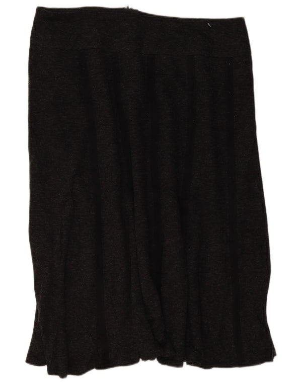 Fusta dreaptă pentru femei MARKS & SPENCER UK 18 XL W36 gri acrilic cu pături