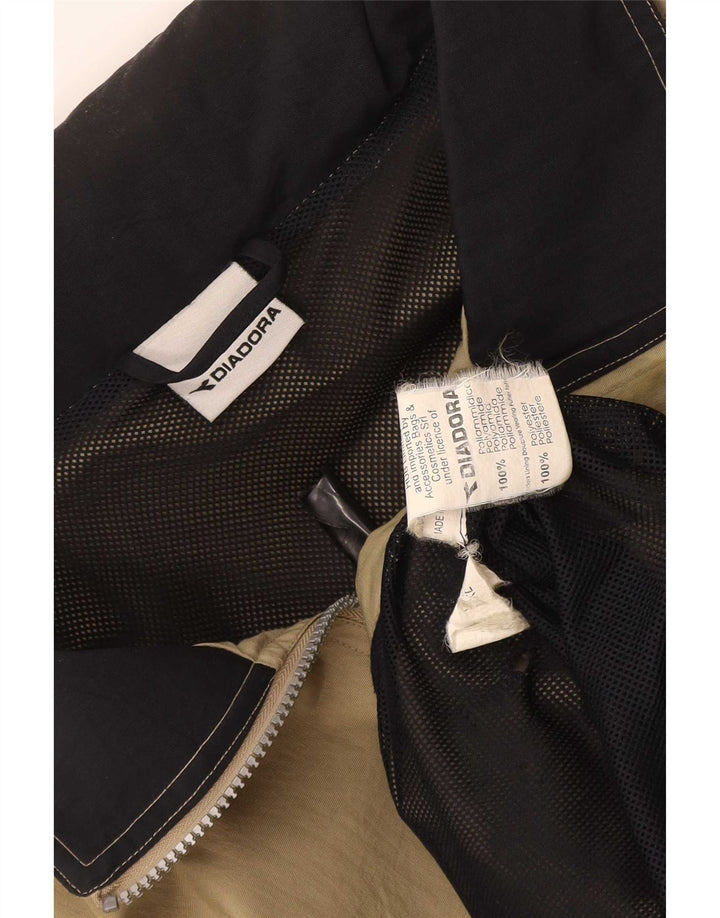Jachetă de ploaie Diadora pentru bărbați UK 42 XL Bej Poliamidă
