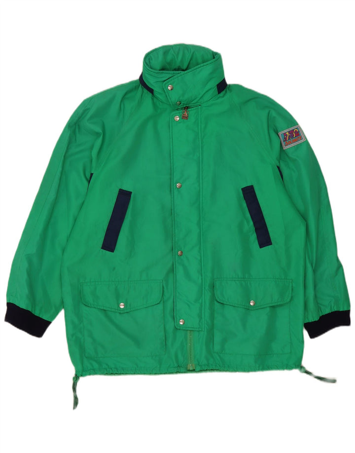 Dolomite Jachetă de ploaie cu glugă pentru femei UK 44 2XL Verde Poliester color bloc