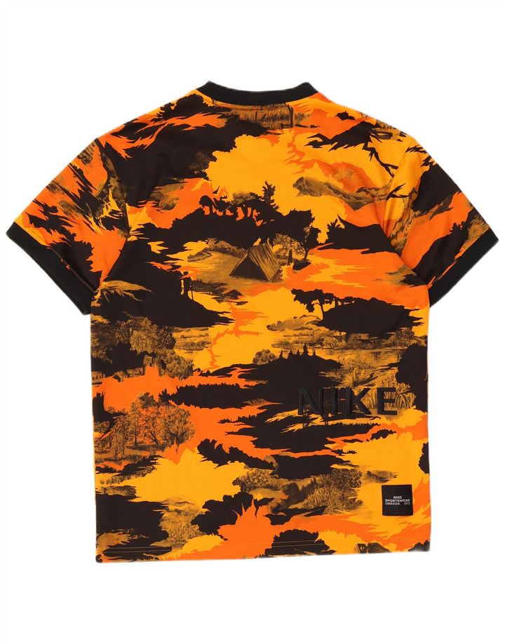 Tricou pentru bărbați Nike Top Mic Portocaliu Camuflaj Poliester