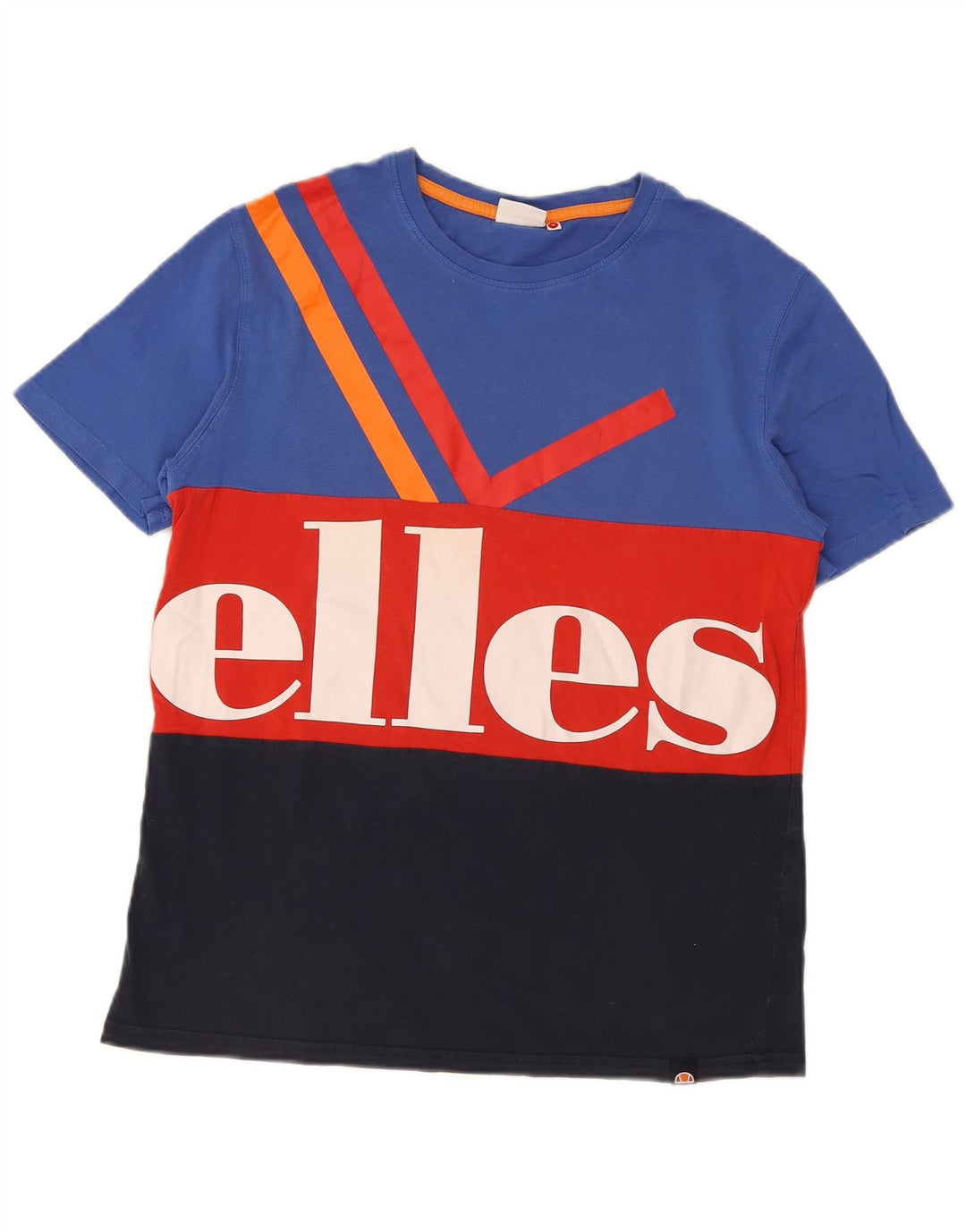 Tricou grafic pentru bărbați Ellesse Top mic, multicolor, din bumbac color-bloc