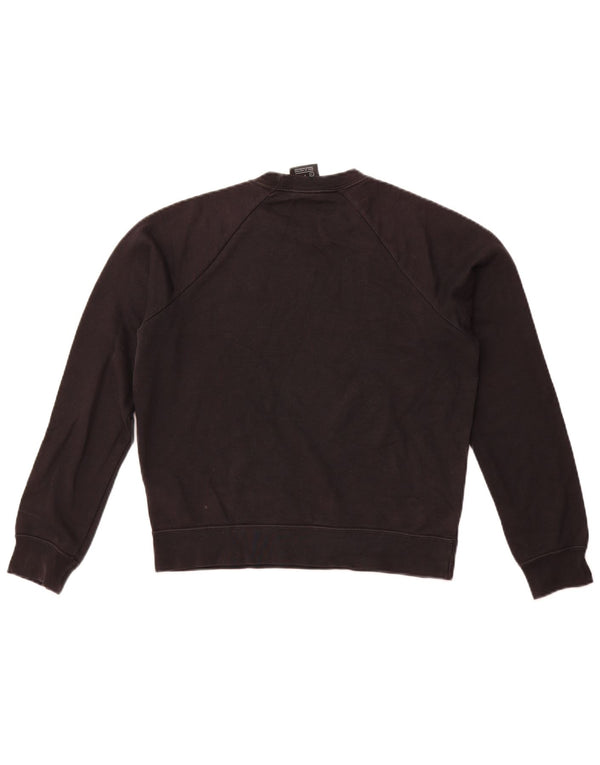 Pulover supradimensionat pentru femei Nike UK 10 Bumbac negru mic