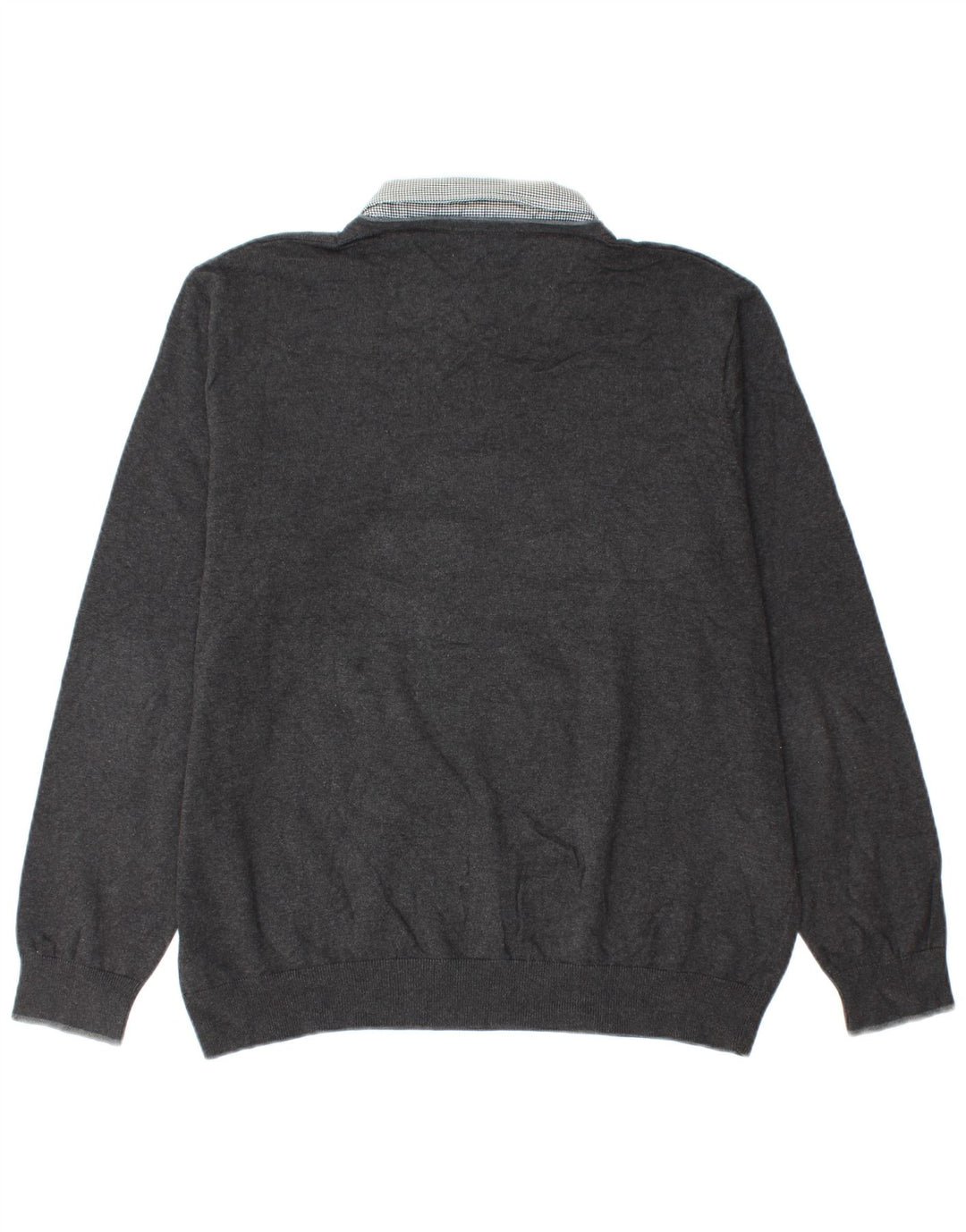 Pulover pentru bărbați Marks & Spencer, cu decolteu în V, XL, bumbac gri