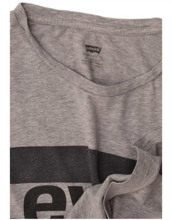 Tricou cu grafică Levi's pentru bărbați Top mare, gri pete