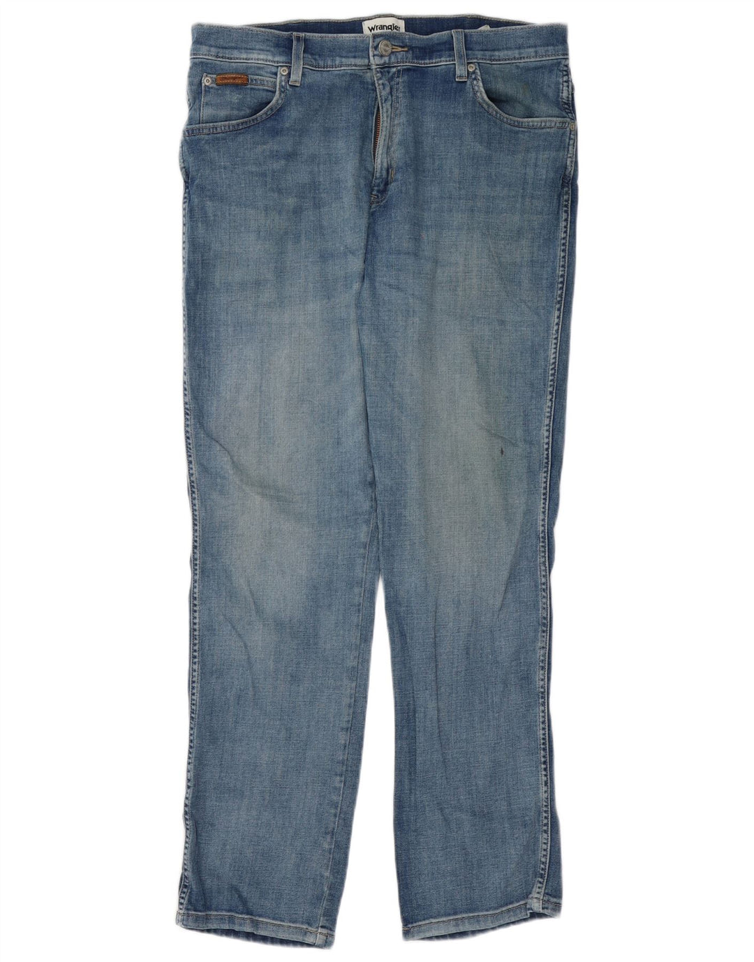 Blugi drepte pentru bărbați Wrangler Texas W36 L30 bumbac albastru