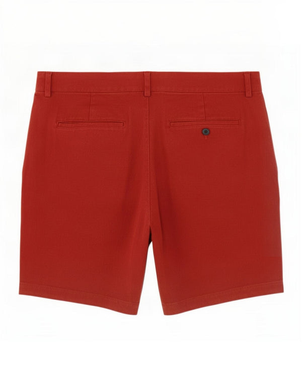 Pantaloni scurți chino pentru bărbați Banana Republic Medium W33 Burgundy Linen