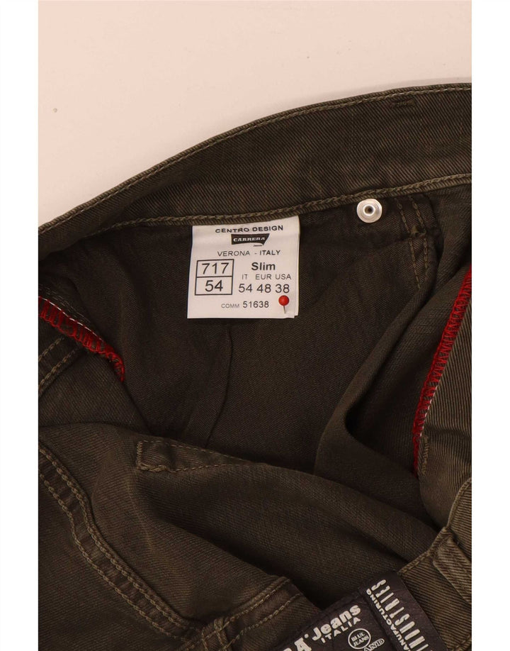 Blugi pentru bărbați Carrera 717 Slim W38 L34 Bumbac kaki