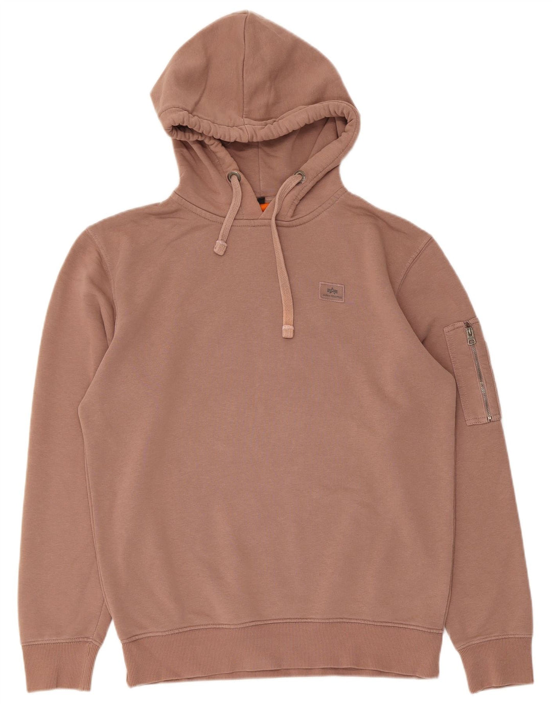 Pulover Alpha Industries pentru bărbați, bumbac roz mediu