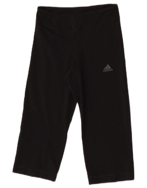 Pantaloni de trening Adidas Climalite Capri pentru femei UK 10 Small Black