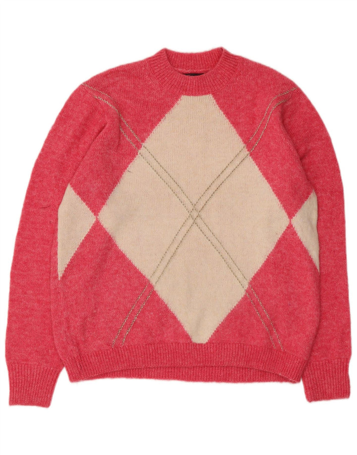 Pulover pentru femei Marks & Spencer cu decolteu rotund Roz mediu UK 14