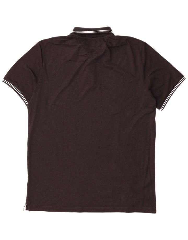 Tricou polo pentru bărbați Champion Easy Fit 2XL, negru