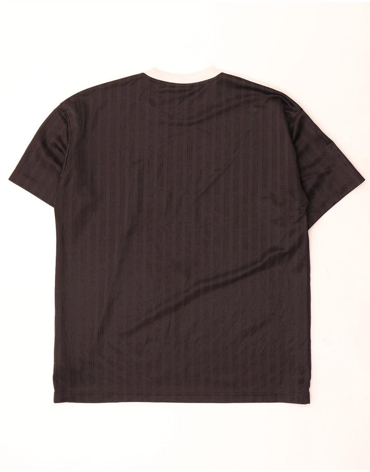 Tricou grafic pentru bărbați Adidas Top mare poliester cu dungi negre