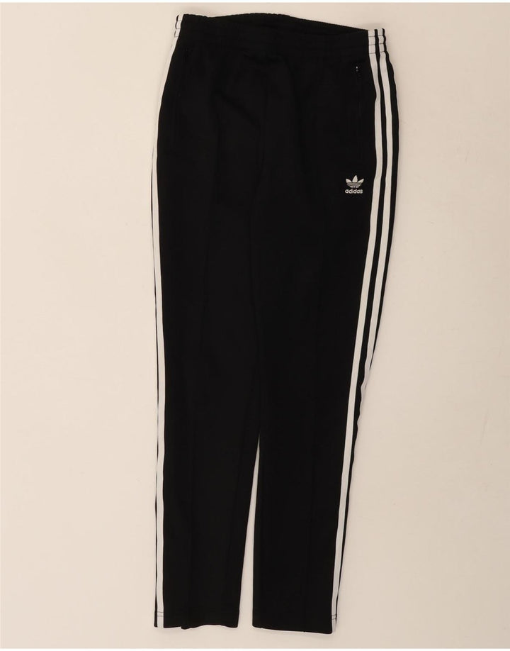 Pantaloni de trening Adidas pentru femei UK 10 Poliester negru mic